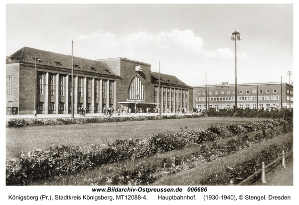 Königsberg, Hauptbahnhof