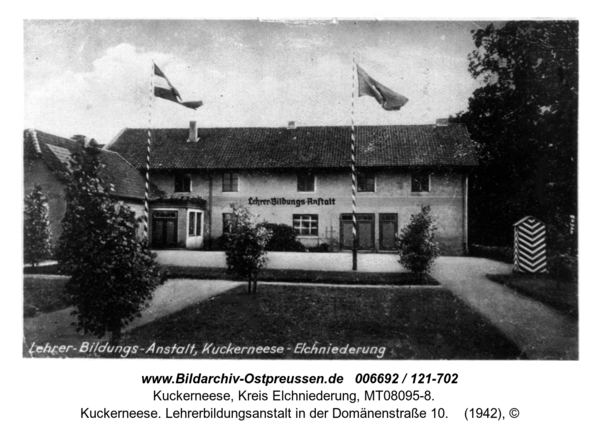 Kuckerneese. Lehrerbildungsanstalt in der Domänenstraße 10