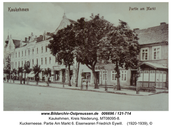 Kuckerneese. Partie Am Markt 6. Eisenwaren Friedrich Eywill