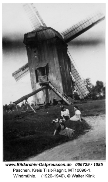 Paschen, Windmühle