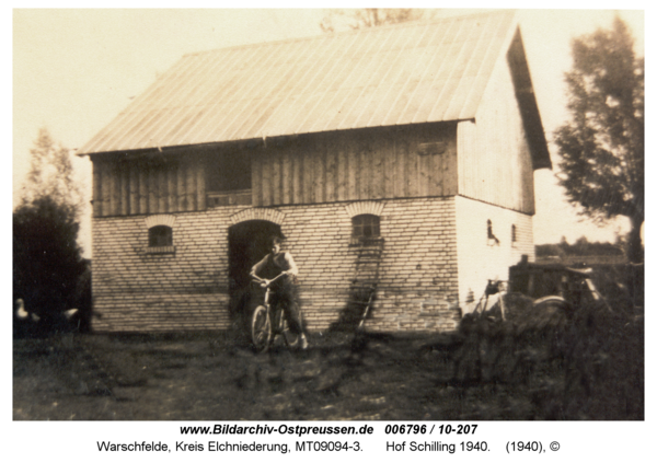 Warschfelde, Hof Schilling 1940