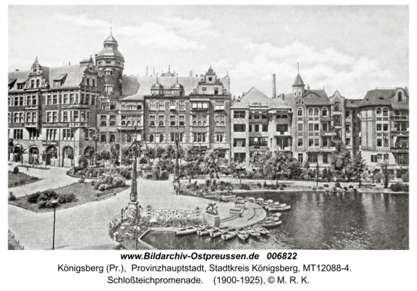 Königsberg, Schloßteichpromenade