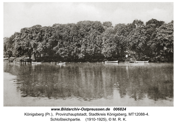 Königsberg, Schloßteichpartie