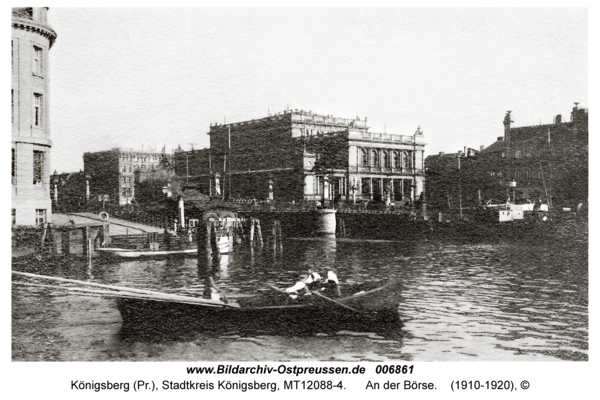 Königsberg, An der Börse