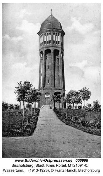 Bischofsburg, Wasserturm