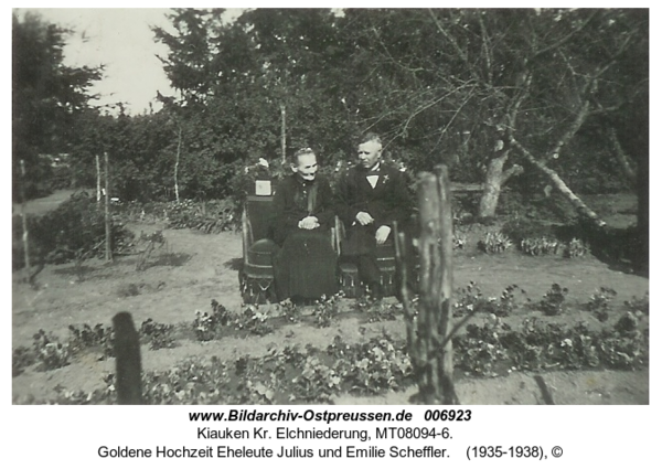 Wartenfeld, Goldene Hochzeit Eheleute Julius und Emilie Scheffler