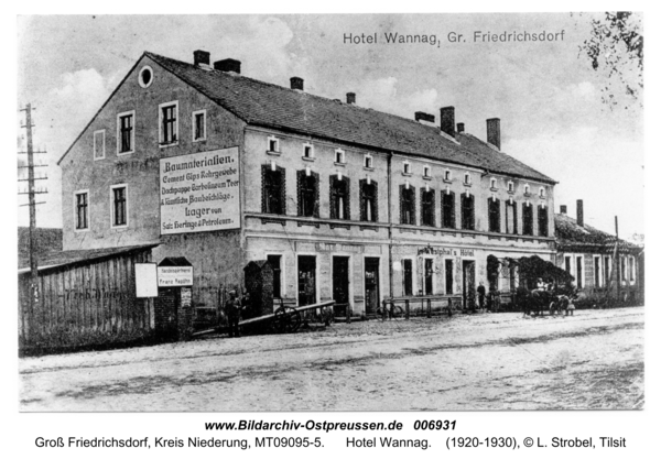 Groß Friedrichsdorf, Hotel Wannag