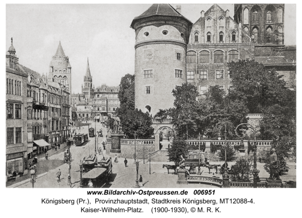 Königsberg, Kaiser-Wilhelm-Platz