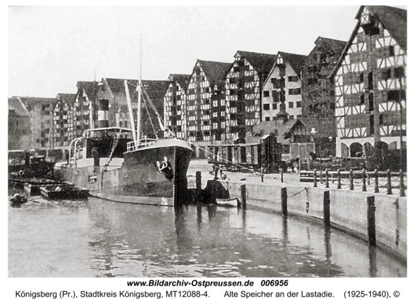 Königsberg, Alte Speicher an der Lastadie