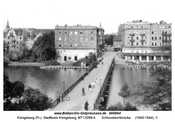 Königsberg, Schlossteichbrücke