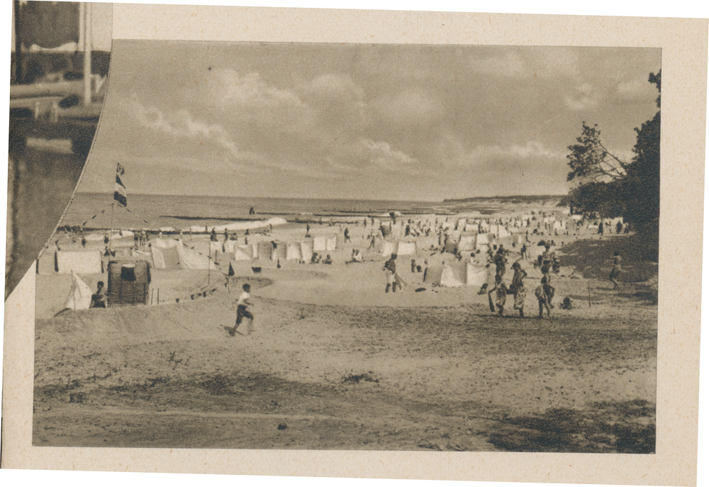 Neukuhren, Blick von der Strandtreppe