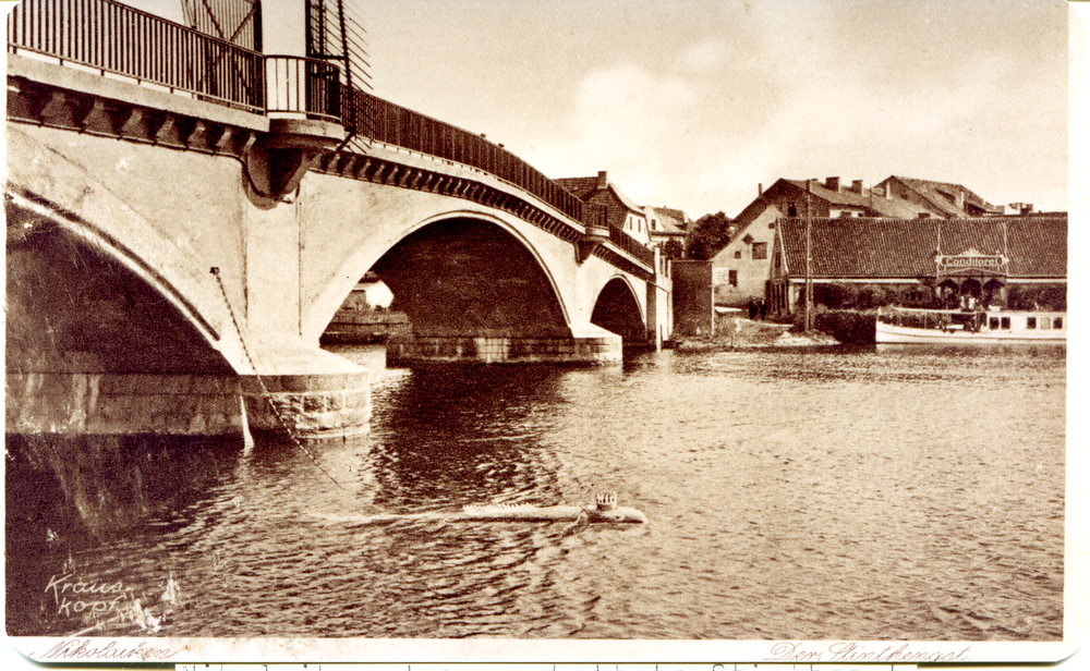 Nikolaiken Kr. Sensburg, Brücke mit Stinthengst