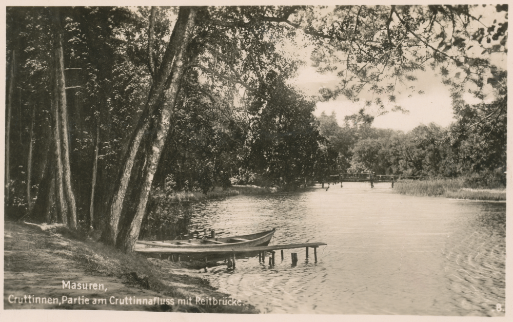 Cruttinnen, Cruttinnafluss mit Reitbrücke