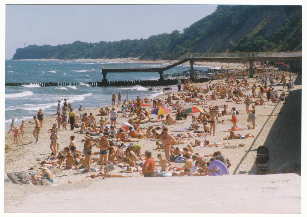 Rauschen Kr. Samland, Strand mit Seesteg