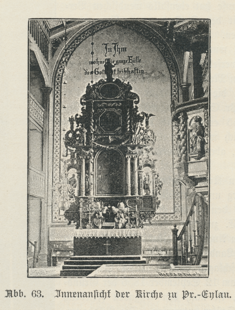 Preußisch Eylau, Kirche, Altar