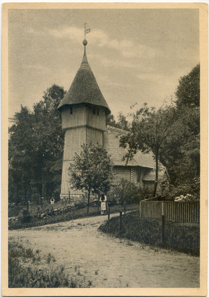 Königsberg, Tiergarten, Ostpr. Heimatmuseum, Stabkirche aus Reichenau