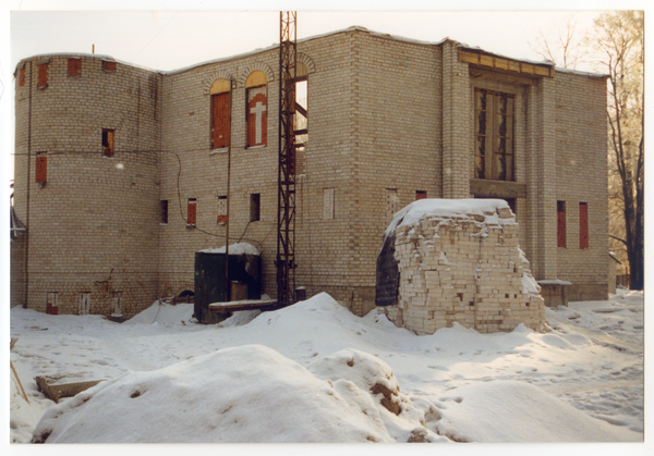 Königsberg (Pr.), Labiauer Straße, Baptistischen Gemeindezentrum im Rohbau