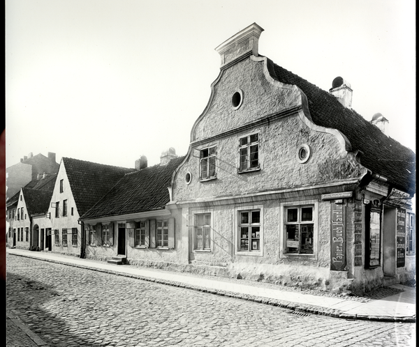 Tilsit, Goldschmiedestraße 41-45, EckeLanggasse 28, Barockhaus