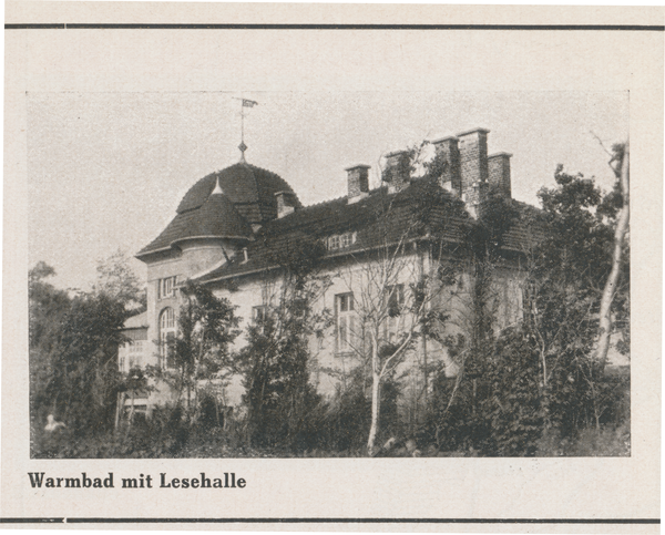 Neuhäuser, Warmbad mit Lesehalle