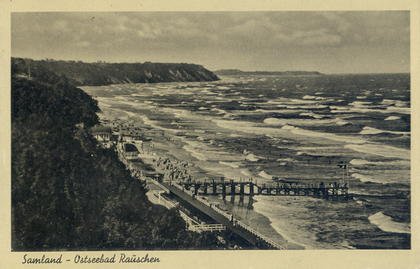 Rauschen Kr. Samland, Blick auf die Strandpromenade