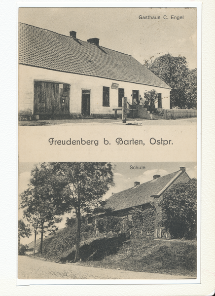 Freudenberg Kr. Rastenburg, Gasthaus, Schule