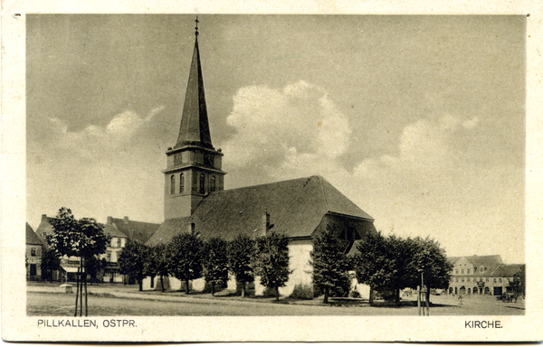 Pillkallen Kreisstadt, Kirche