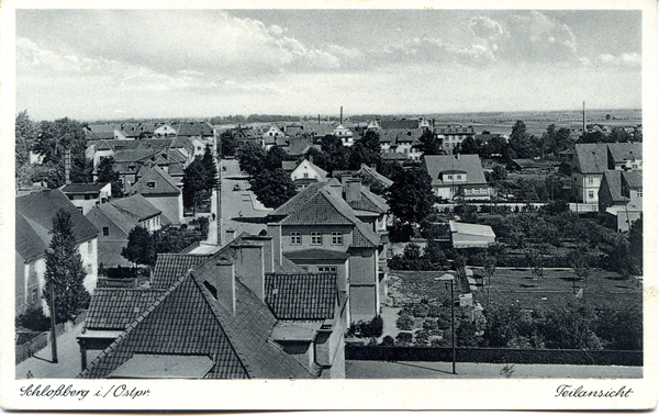 Schloßberg, Kreisstadt, Ortsansicht