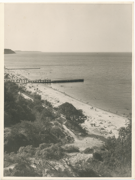 Rauschen Kr. Samland, Blick auf Strandpromenade und Seesteg