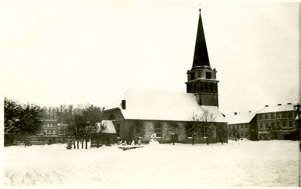 Schloßberg, Ev. Kirche (Winteraufnahme)