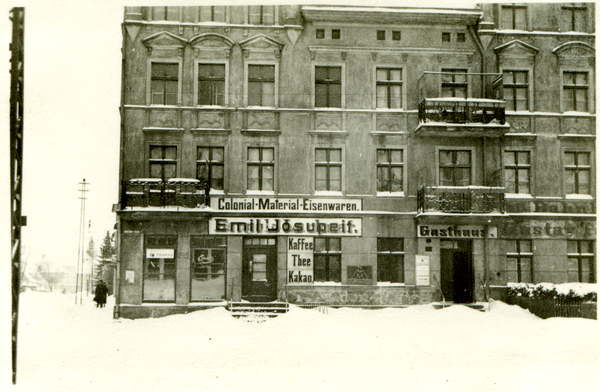 Schloßberg, Kreisstadt, Adolf-Hitler-Str. (fr. Schirwindter Str.) 22, Geschäftshaus Emil Wosupeit