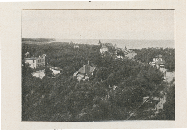 Rauschen Kr. Samland, Blick vom Wasserturm nach Nordwesten