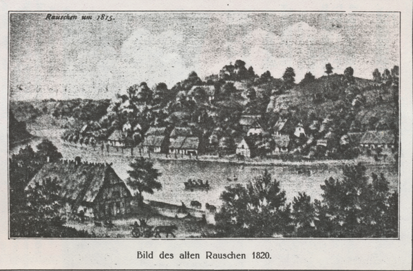 Rauschen Kr. Samland, Das alte Rauschen um 1820