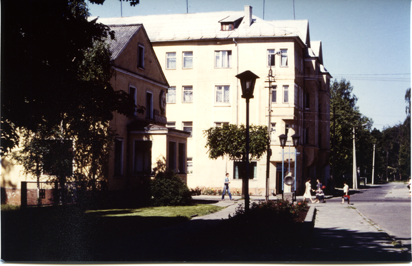 Tilsit (Советск), Ehemalige Hochmeisterstraße Ecke Clausiusstraße