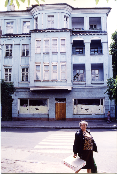 Tilsit (Советск), Ehemalige Hohe Straße in Höhe Schenkendorfplatz