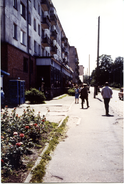 Tilsit (Советск), Kleffelstraße Ecke Bahnhofstraße