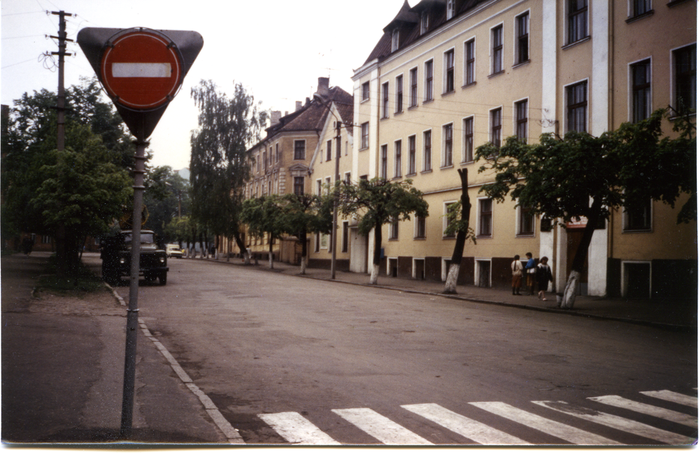 Tilsit (Советск), Ehemalige Packhofstraße mit Stadthaus