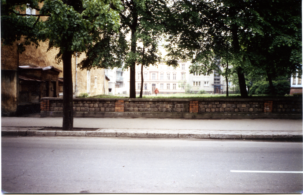 Tilsit (Советск), Blick über die ehemalige Hohe Straße in die Gartenstraße