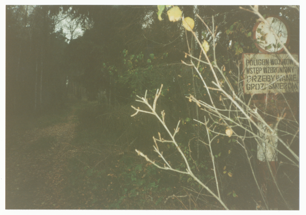 Malgaofen, Warnschild am Weg Malgaofen-Eckwald