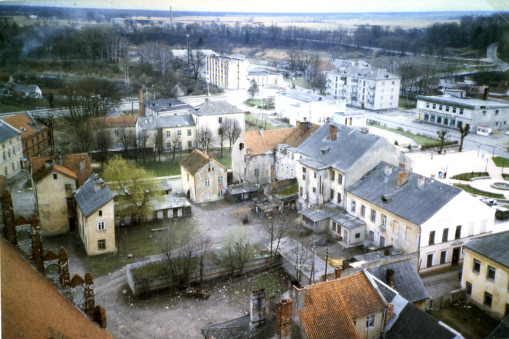 Friedland (Правдинск), Ortsansicht mit Blick Richtung Osten