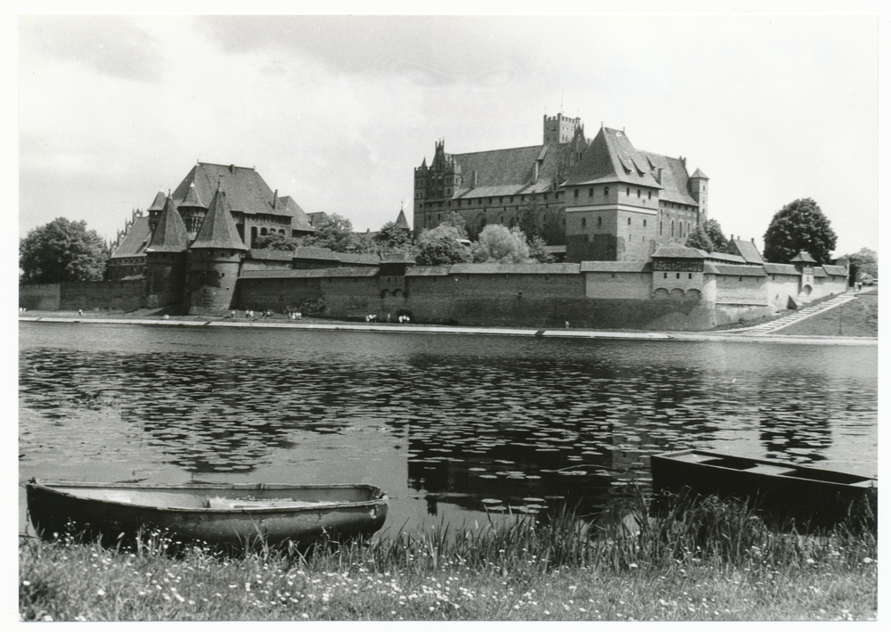 Marienburg i. Westpr., Die Marienburg von der Nogatseite