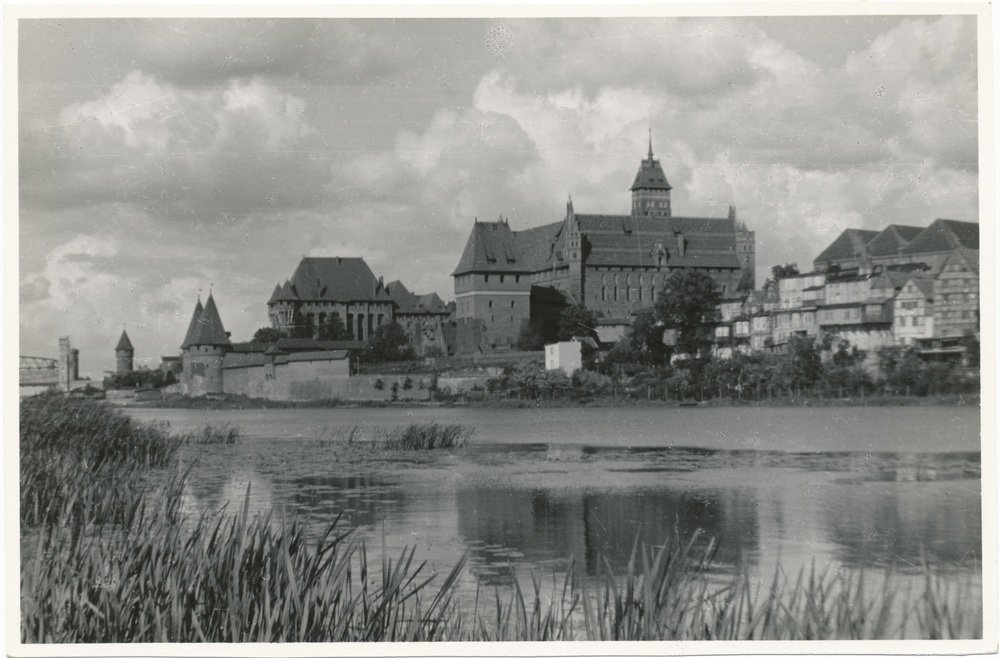 Marienburg i. Westpr., Die Marienburg von der Nogatseite