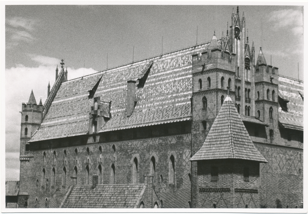 Marienburg i. Westpr., Die Marienburg, Hochschloss, Teilansicht von Südwesten