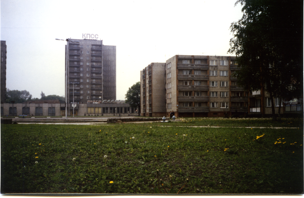 Tilsit (Советск), Hochhäuser am ehemaligen Fletcherplatz