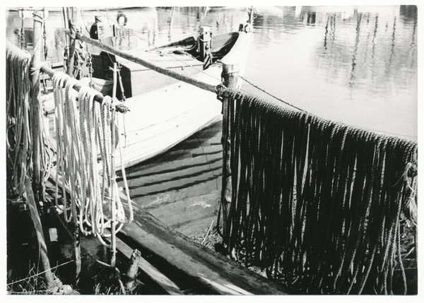 Pillau, Seestadt, Hafen mit Fischerbooten und Tauwerk