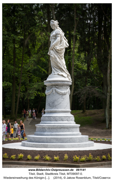 Tilsit, Wiedereinweihung des Königin-Luise-Denkmals am 06.07.2014