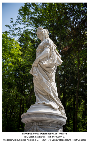 Tilsit, Wiedereinweihung des Königin-Luise-Denkmals am 06.07.2014