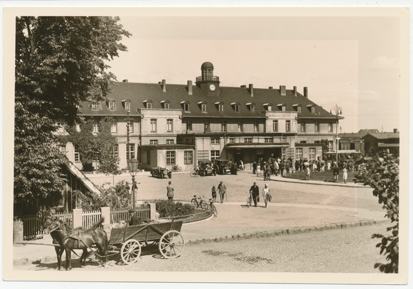 Lyck, Deutsche Str., Bahnhof