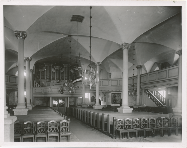 Pillau, Seestadt, Zitadelle, Festungskirche, Blick zur Orgel