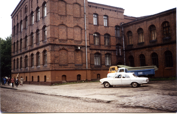 Tilsit (Советск), Ehemalige Herzog-Albrecht-Schule, von der Schulstraße aus gesehen