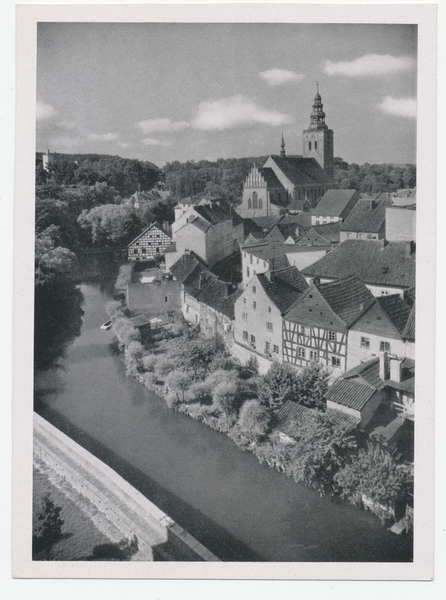 Heilsberg, Schloss, Blick vom Schlossturm auf die Stadt